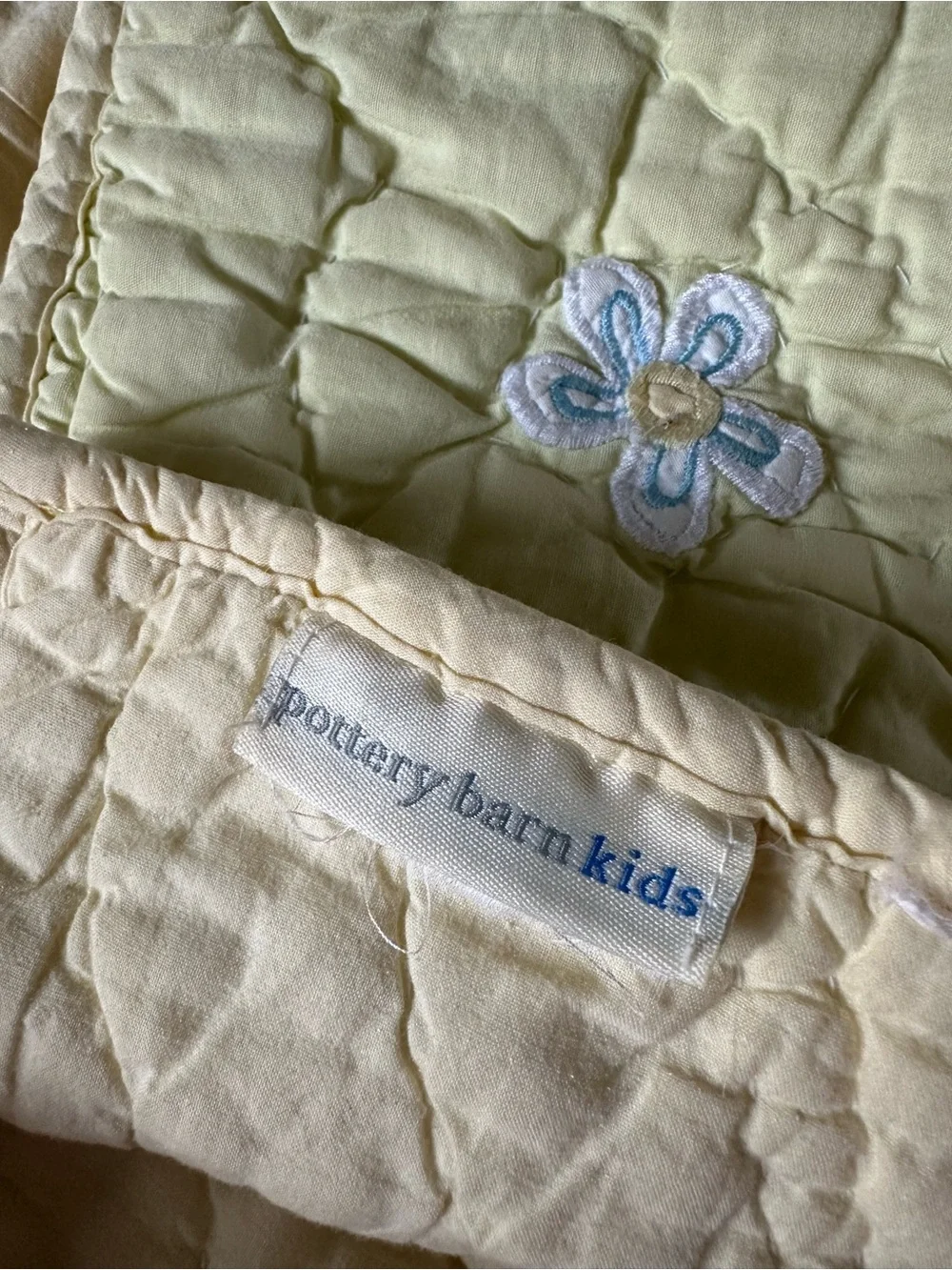 Pottery Barn Floral Quilt Kids Full/ Double Cotton
